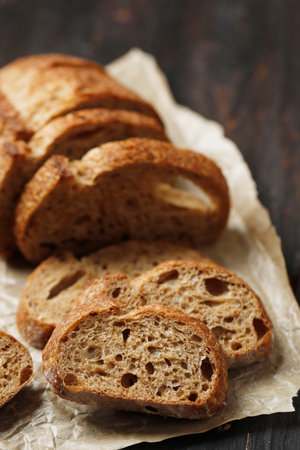 Sliced Sourdough Rye Bread
