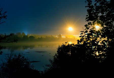 Beautiful nature scenery in Latvia, Northern Europeの写真素材