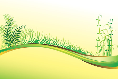 Abstract floral waveのイラスト素材