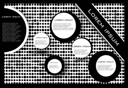 set abstract backgroundのイラスト素材