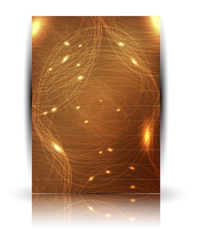 wood texture. Retro cardのイラスト素材