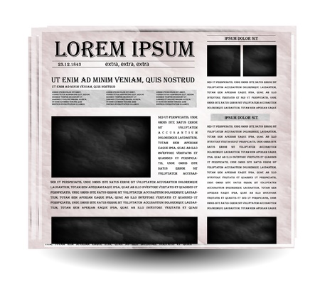 Vector newspapers and news icon の写真素材