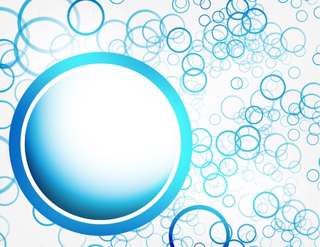 Vector abstract circle blue  curveのイラスト素材