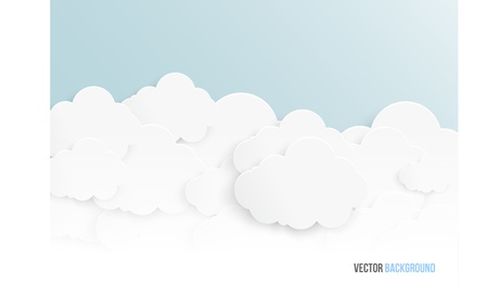 abstract background bubble  Paperのイラスト素材