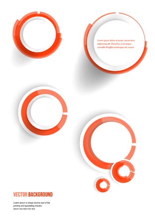  banner blank circlesの写真素材