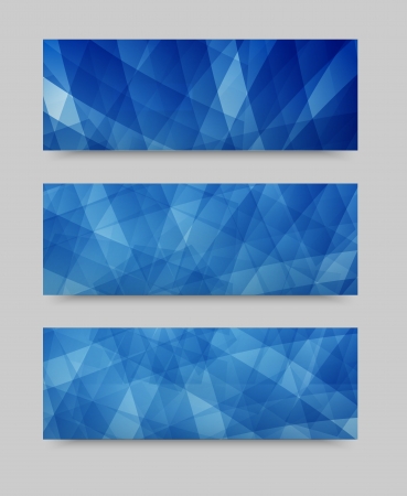 Vector geometric set banner . brochure templateのイラスト素材