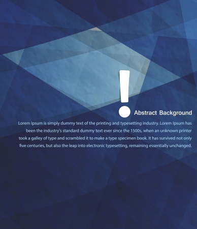 Vector abstract blue background and mosaicのイラスト素材