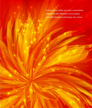 orange backgroundのイラスト素材