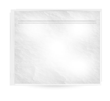 Vector newspapers and news icon. Black and whiteのイラスト素材