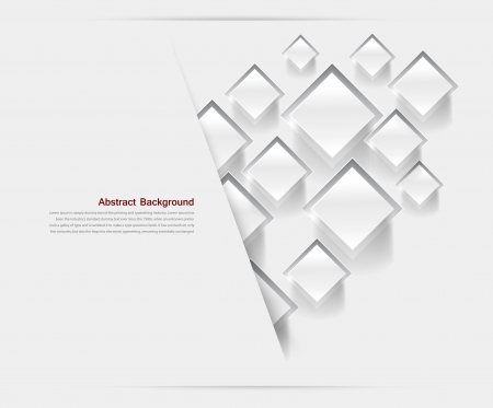 Vector banner background. White squaresのイラスト素材