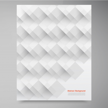Vector white squares. Abstract backroundのイラスト素材