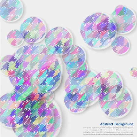 Vector abstract background. Color Circles and colorfulのイラスト素材
