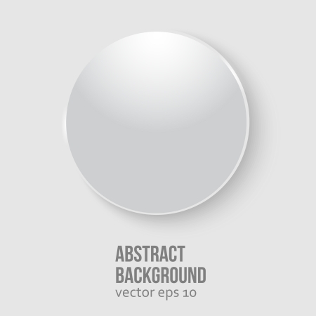 Vector white circle. Abstract background for designのイラスト素材