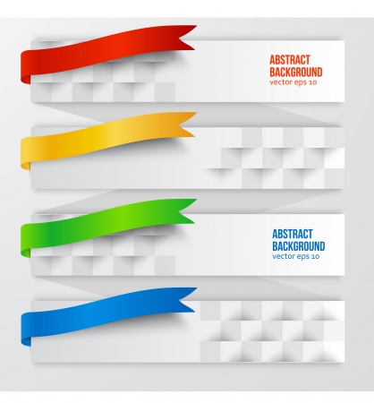 Vector abstract background. Label color and linesのイラスト素材