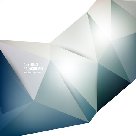 Vector abstract background. Origami and color geometricのイラスト素材