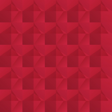 square. Abstract card and red. 3dのイラスト素材