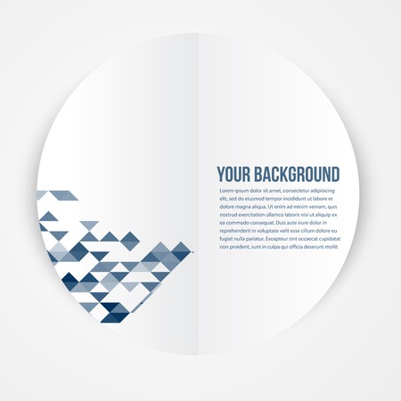 Vector abstract circles template. Object web designのイラスト素材