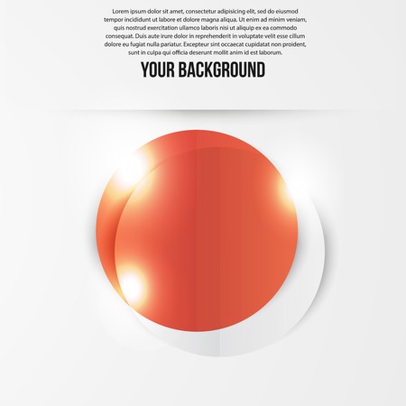 Vector abstract circles template. Object web designのイラスト素材
