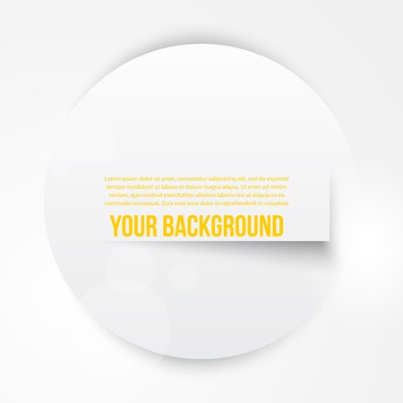 Vector abstract circles template. Object web designのイラスト素材