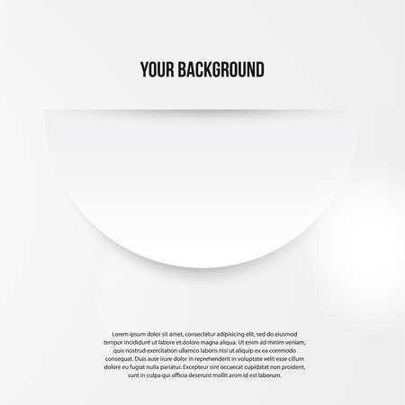 Vector abstract circles template. Object web designのイラスト素材