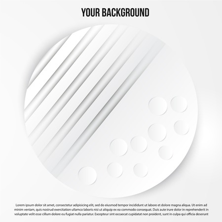 Vector abstract circles template. Object web designのイラスト素材
