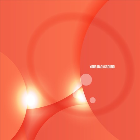 Vector abstract red circles template. Object web designのイラスト素材