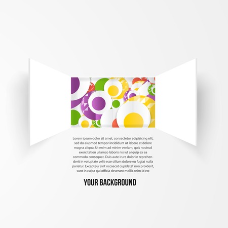 Vector background window and circle. Texture and designのイラスト素材