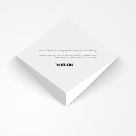 Vector 3d banners and squares. Design backgroundのイラスト素材