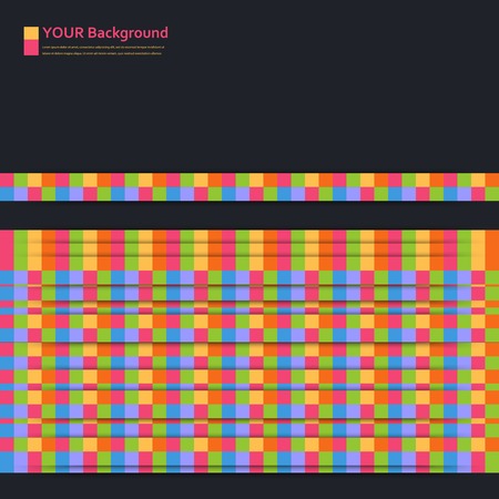 abstract aquares and color. Design backgroundのイラスト素材