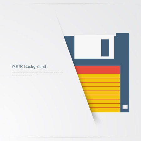 Modern flat icons vector illustration collection design in stylish colors of multimedia symbols.のイラスト素材