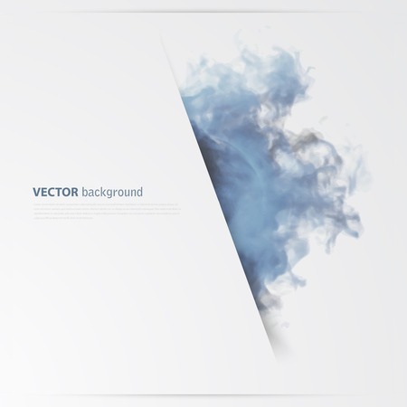 Vector blue cloud. Floral Background with Smoke, Watercolor Texture.のイラスト素材