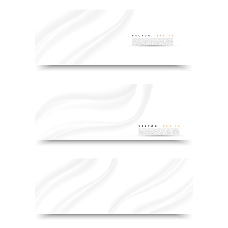 Flyer template header design. Banner design templates collection with wavingのイラスト素材