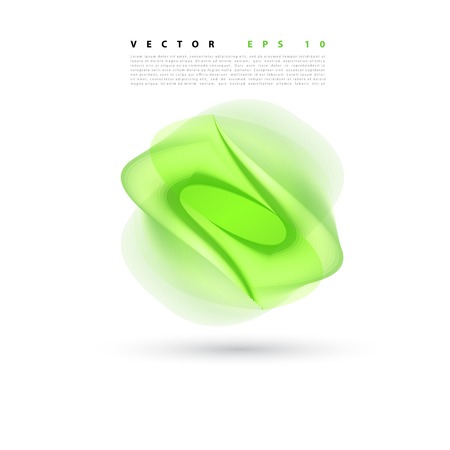 abstract background flower. Brochure design templates collection greenのイラスト素材