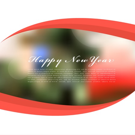 Vector Winter Christmas Blurred  Brochure design templates collectionのイラスト素材