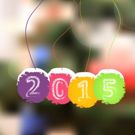 Set of color circles. Vector grunge design elements.のイラスト素材