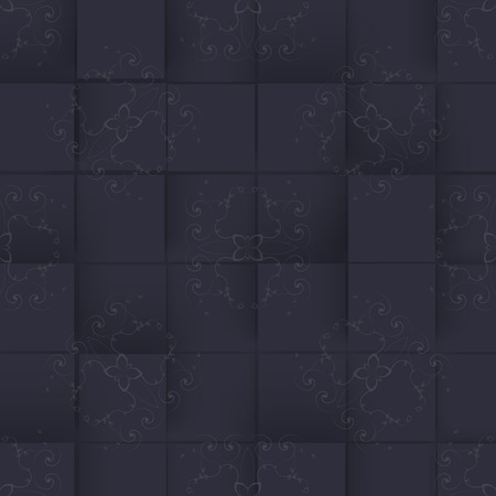 Vector Abstract geometric shape from gray cubes.のイラスト素材