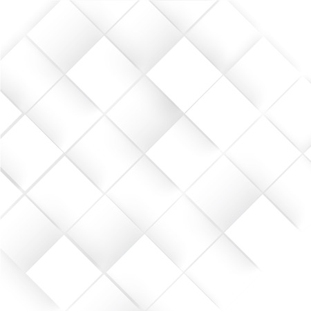 Vector Abstract geometric shape from gray cubes.  white squaresのイラスト素材