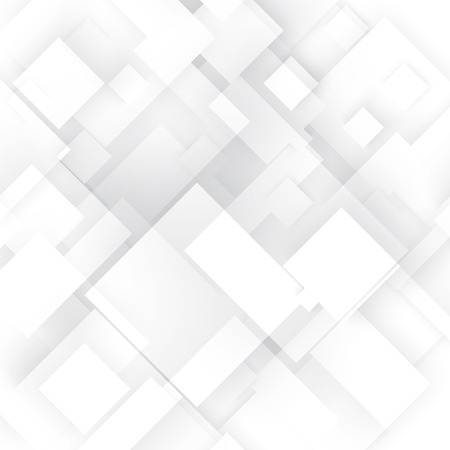 Vector Abstract geometric shape from gray cubes.  white squaresのイラスト素材