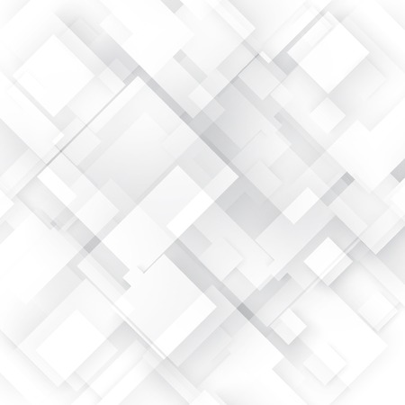 Vector Abstract geometric shape from gray cubes.  white squaresのイラスト素材