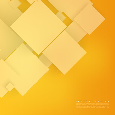 Vector Abstract geometric shape from gray cubes.  white squaresのイラスト素材