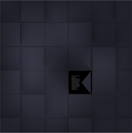 Vector Abstract geometric shape from gray cubes.のイラスト素材