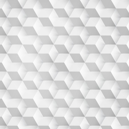 Vector Abstract geometric shape from gray cubes.のイラスト素材