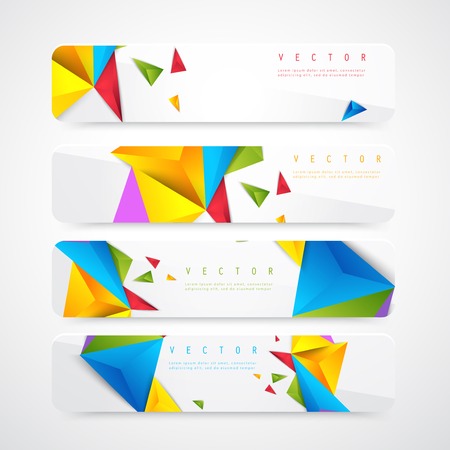 Flyer template header design.のイラスト素材