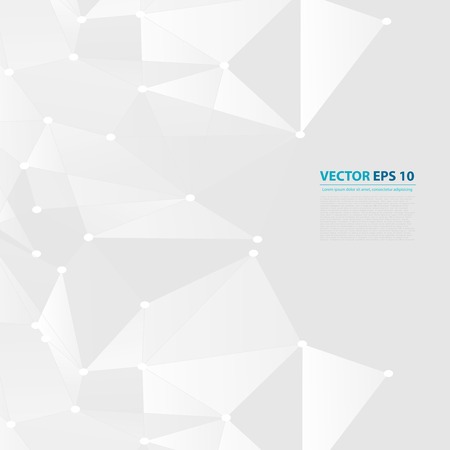 Vector network background abstract polygon triangle.のイラスト素材