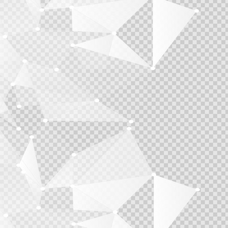 Vector network background abstract polygon triangle.のイラスト素材