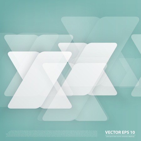 Vector design with triangles on the greyのイラスト素材