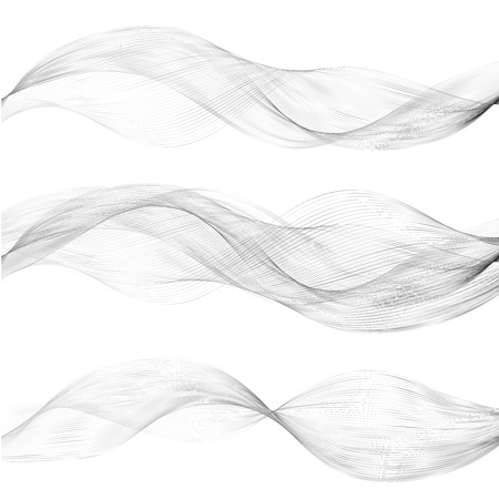 Vector Abstract color waves design element.のイラスト素材