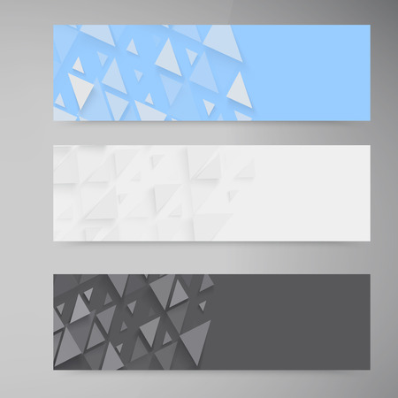 Vector banners and squares. Color setのイラスト素材