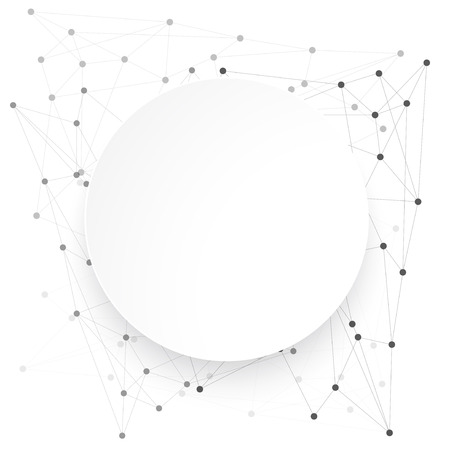 Vector network background abstract polygon triangle.のイラスト素材