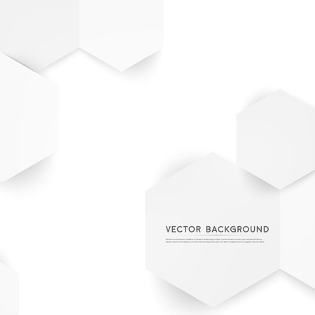 Vector abstract color 3d hexagonal.のイラスト素材